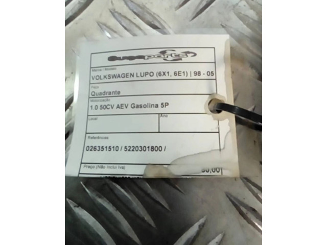 Панель приборов 026351510, 5220301800 Volkswagen Lupo