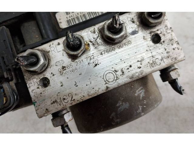 Блок АБС 476609U100, 0265800518 Nissan Note (E11) 2006 - 2014 года