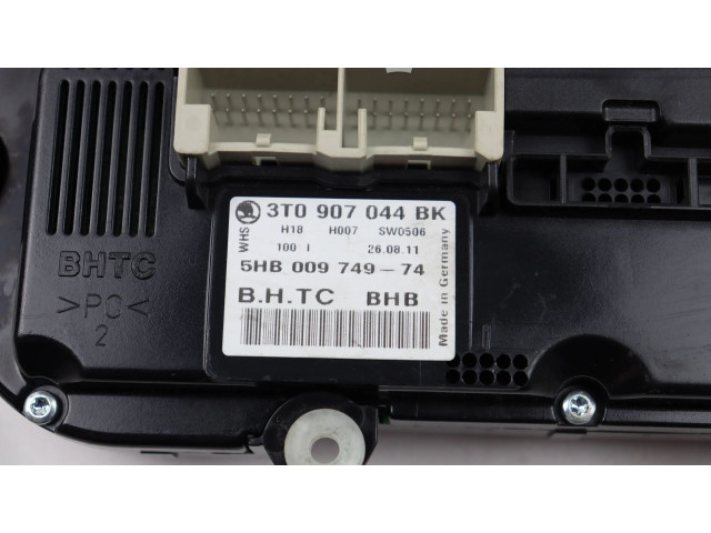 Блок управления климат-контролем 3T0907044BK Skoda Superb B6 (3T)