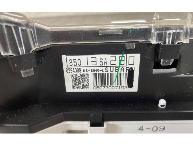Панель приборов 85013SA280, 0607700719357 Subaru Forester SG