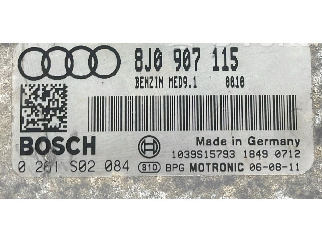 Комплект блоков управления 8J0907115, 8J0907115   Audi TT Mk1