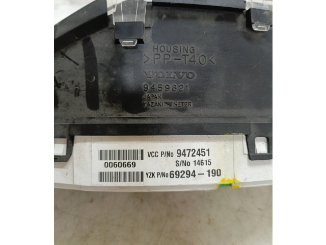 Панель приборов 9472451, 69294190   Volvo S80       