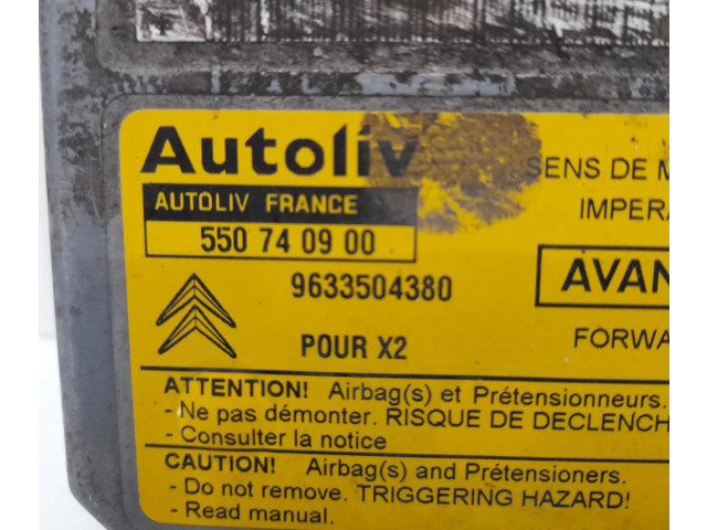 Блок подушек безопасности 9633504380, 9633504380 Citroen Berlingo