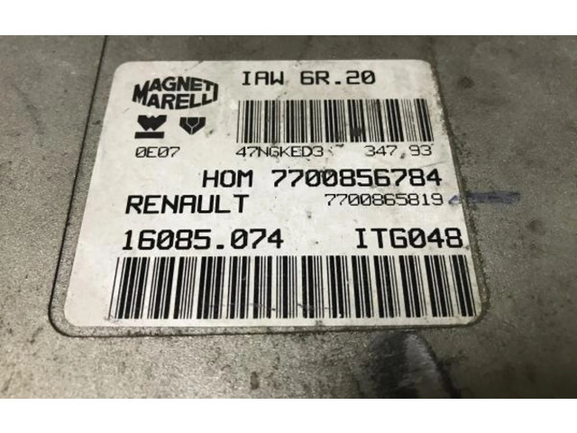 Блок управления двигателя 7700865819, 7700856784   Renault Twingo I