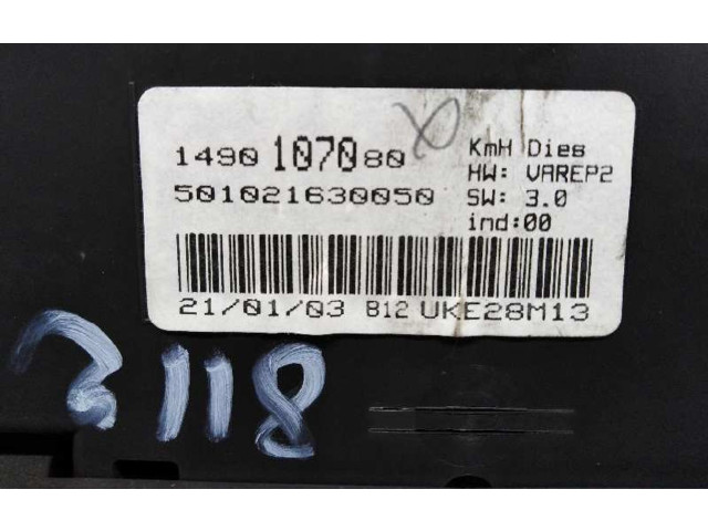 Панель приборов 1490107080, 501021630050 Citroen C8