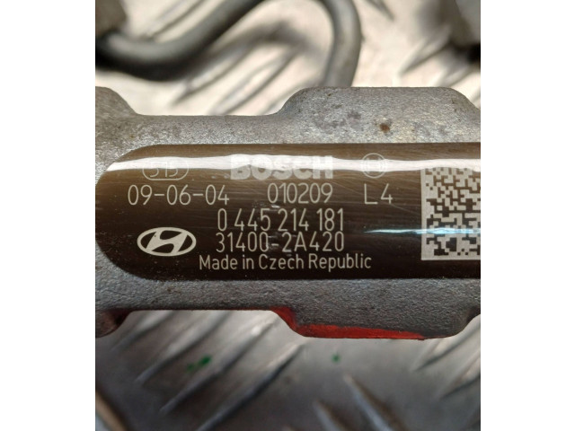 Топливная рампа 0445214181, 314002A420   KIA Ceed  