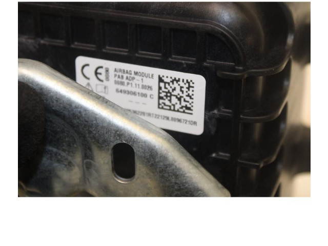 Подушка безопасности пассажира 649306100C Dacia Sandero