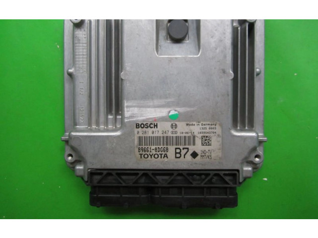 Řídící jednotka 89661-0DG60, 0281017247 Toyota Yaris 2010