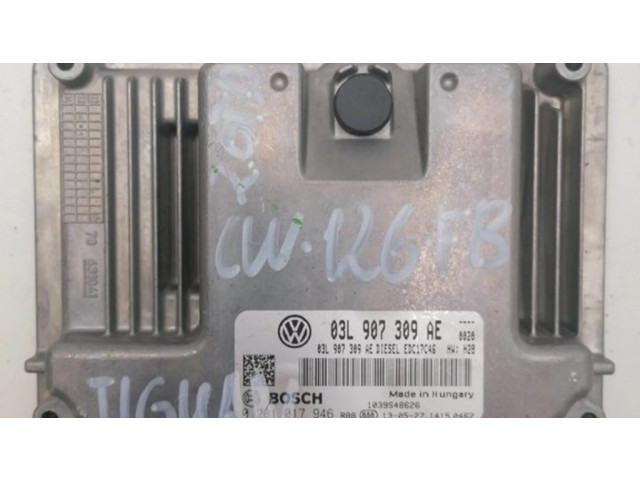 Řídící jednotka 03L907309AE, 0281017946 Volkswagen Tiguan 2011