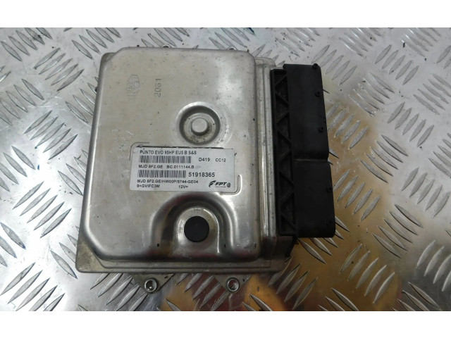 Řídící jednotka 51918365, 95HPEU5SS8S Fiat Punto Evo 2010