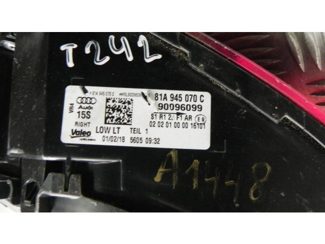 Задний фонарь 81A945070C, A1448 Audi Q2 -
