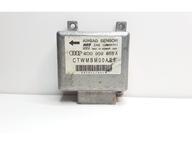 Блок подушек безопасности 4D0959655A, 4D0959655 Audi A8 S8 D2 4D