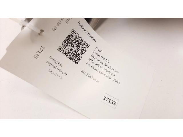 Turbodmychadlo Турбина GTC1244VZ, 9686120680   Ford Focus 1.6  