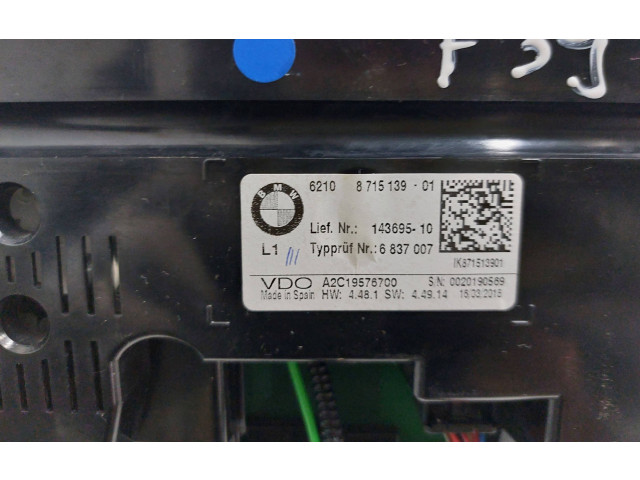 Přístrojová deska BMW X2 F39 2021 8715139, 871513901