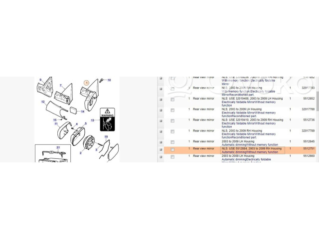 Моторчик дворников 5512751, 5512884 Saab 9-5