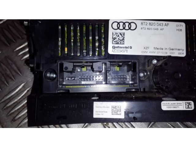 Блок управления климат-контролем 8T2820043F, A2C53345978   Audi A4 S4 B8 8K