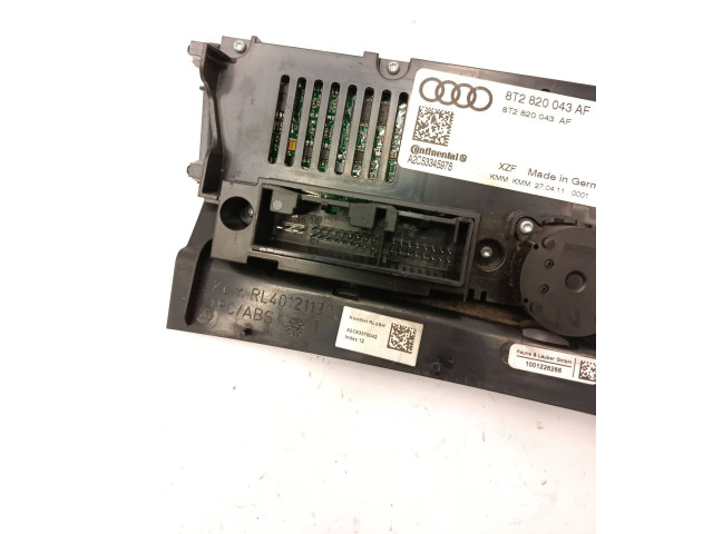 Блок управления климат-контролем 8T2820043AF, A2C53345978   Audi A5 Sportback 8TA