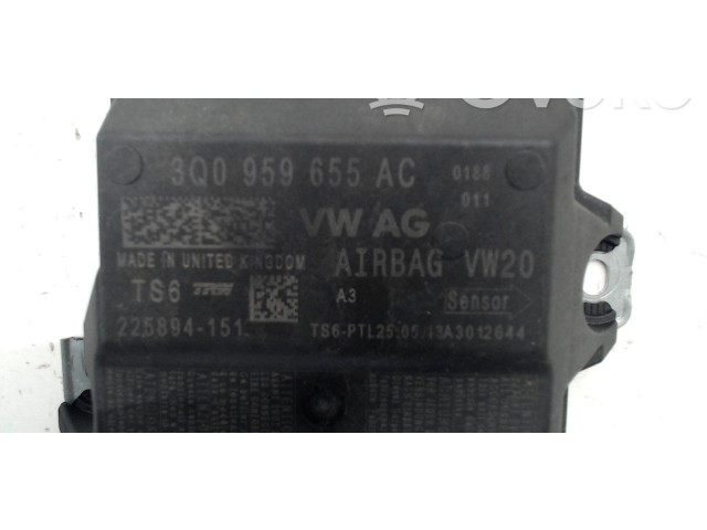 Блок подушек безопасности 3Q0959655 Skoda Octavia Mk3 (5E)