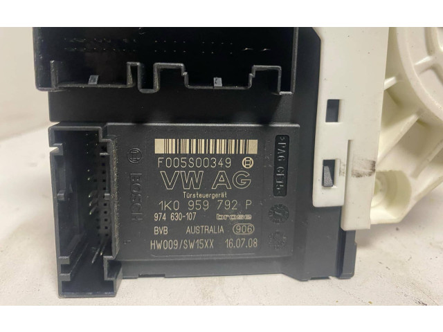 Передний двигатель механизма для подъема окон Volkswagen Jetta V  2005 - 2010 года 1K5837402AN, 1K0959702AE      
