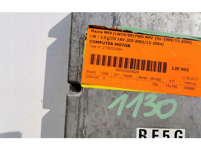 Řídící jednotka RF5G18881D, RF5G18881D 275800-5964 Mazda MPV II LW 2002