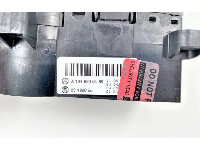 Блок управления климат-контролем A1648209489, 03420855   Mercedes-Benz GL X164