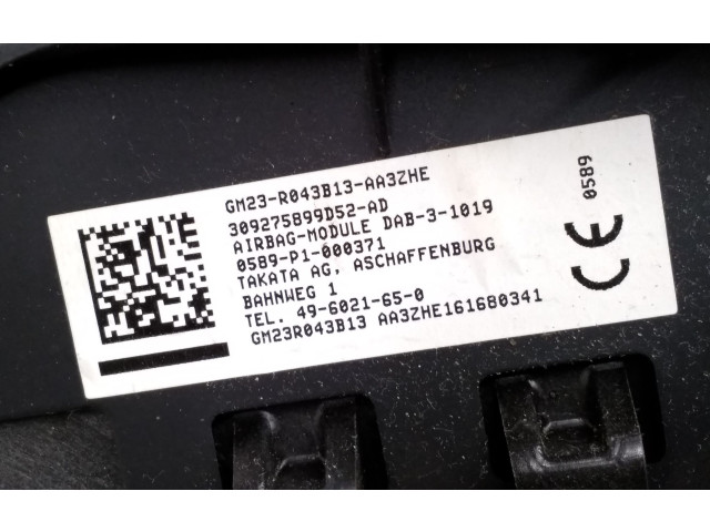 Подушка безопасности водителя GM23R043B13AA3ZHE, GM23R043B13AA3 Ford S-MAX