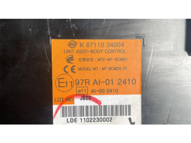 Блок комфорта K8711034004 SsangYong Korando