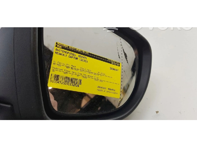 Zpětné zrcátko Renault Captur 2015 963019859R, 963019859R
