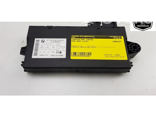 Блок управления 9287535, 9287535   Mini One - Cooper Coupe R56