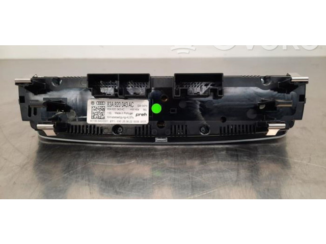 Блок управления климат-контролем 83A820043AC Audi Q3 F3