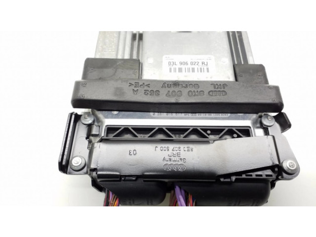 Блок управления двигателя 03L906022RJ, 0281016817 Audi A4 Allroad