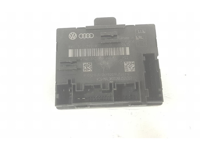 Блок управления 8X0959792K, 8X0959792K Audi A1