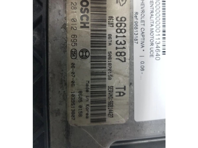 Řídící jednotka 96813187 Chevrolet Captiva 2006