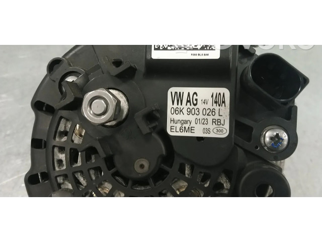 Генератор 06K903026L, 06K903026LX   Volkswagen Golf VIII      