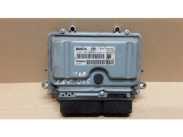 Блок управления двигателя 8667577, 0261209009 Volvo V50