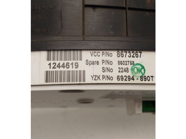 Панель приборов 8673267, 8602758   Volvo XC90       