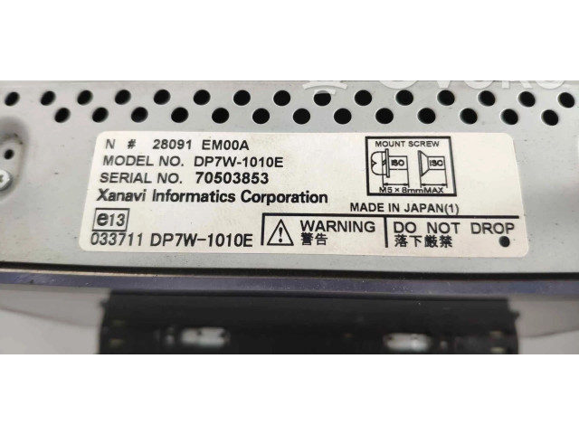 Дисплей    DP7W1010E   Nissan X-Trail T31