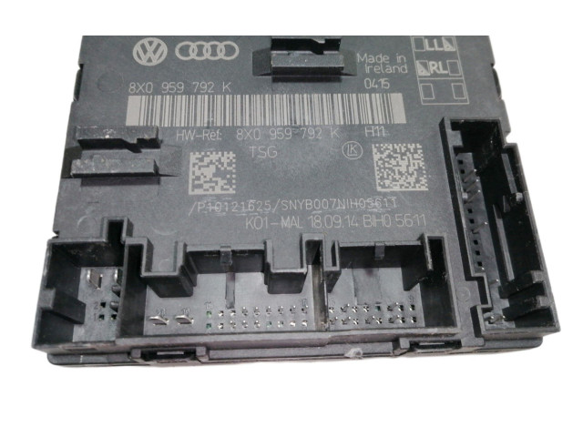 Блок управления 8X0959792K Audi A1