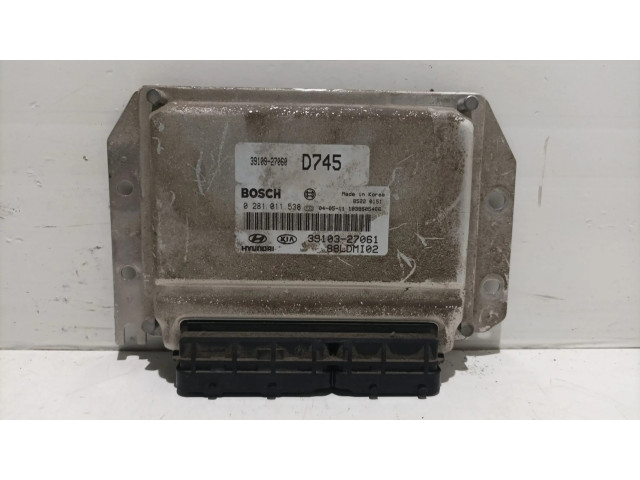 Řídící jednotka 3910327061, 0281011538 KIA Cerato 2004