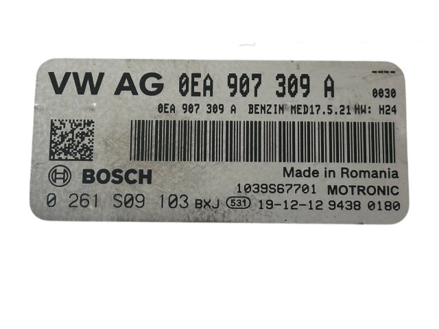 Блок управления двигателя 0EA907309A, 0261S09103 Volkswagen e-Golf