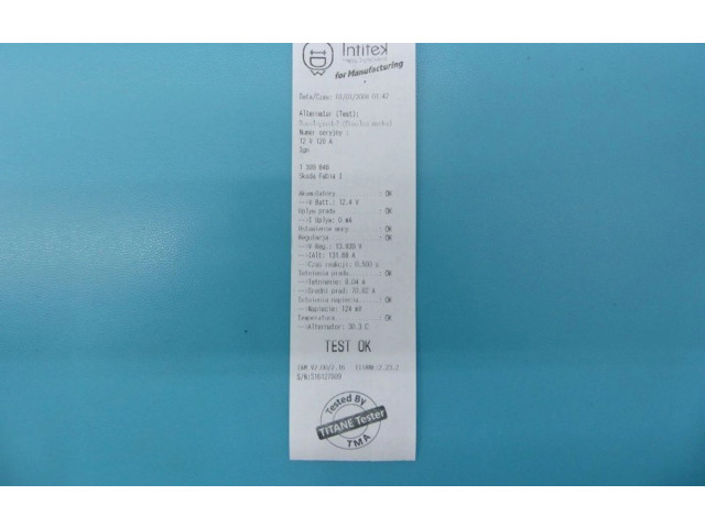 Генератор 0124515010, IMPRK1309848 Skoda Fabia Mk1 (6Y)