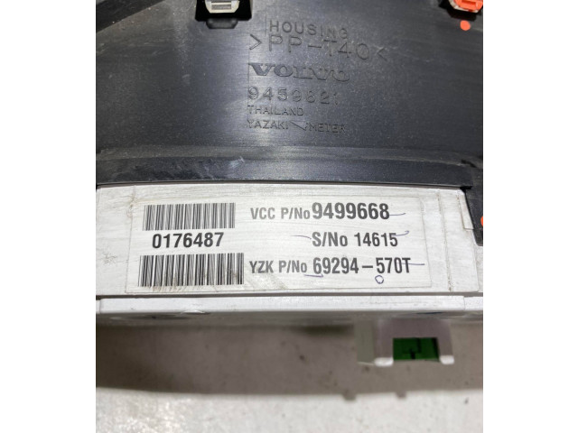 Панель приборов 9499668, 0176487 Volvo V70