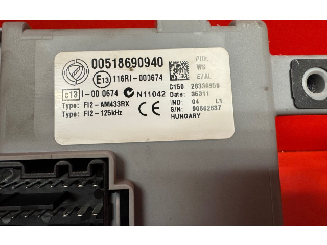 Řídící jednotka IAW5SF8.NS, 51986258 Fiat Punto (199) 2011