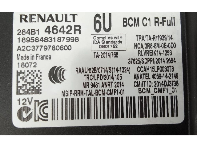 Pojistková skříňka Řídící jednotka BSM 284B14642R Renault Megane IV 2015