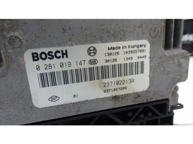 Блок управления двигателем Блок управления 237102213R   Dacia Dokker