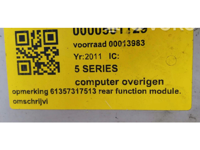 Řídící jednotka 6850297 BMW M5 2013