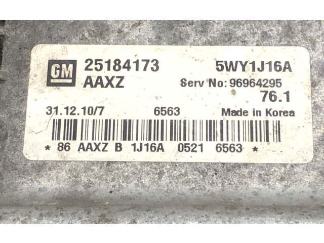 Блок управления двигателем Блок управления 25184173   Chevrolet Cruze