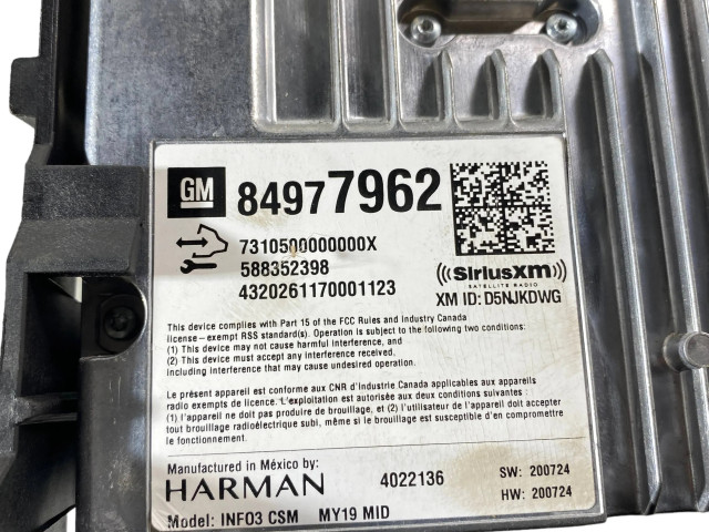 Блок управления 84977962   Chevrolet Equinox