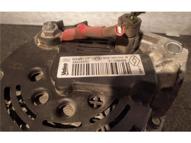 Генератор 2543553C, D4F732 Dacia Sandero