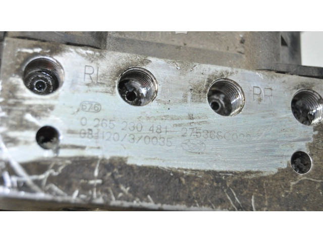 Блок АБС 0265230481, 27536SC020   Subaru  Forester SH  2008 - 2013 года